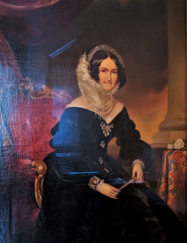 Portrait of the Dowager Empress Caroline Auguste(1864) 
