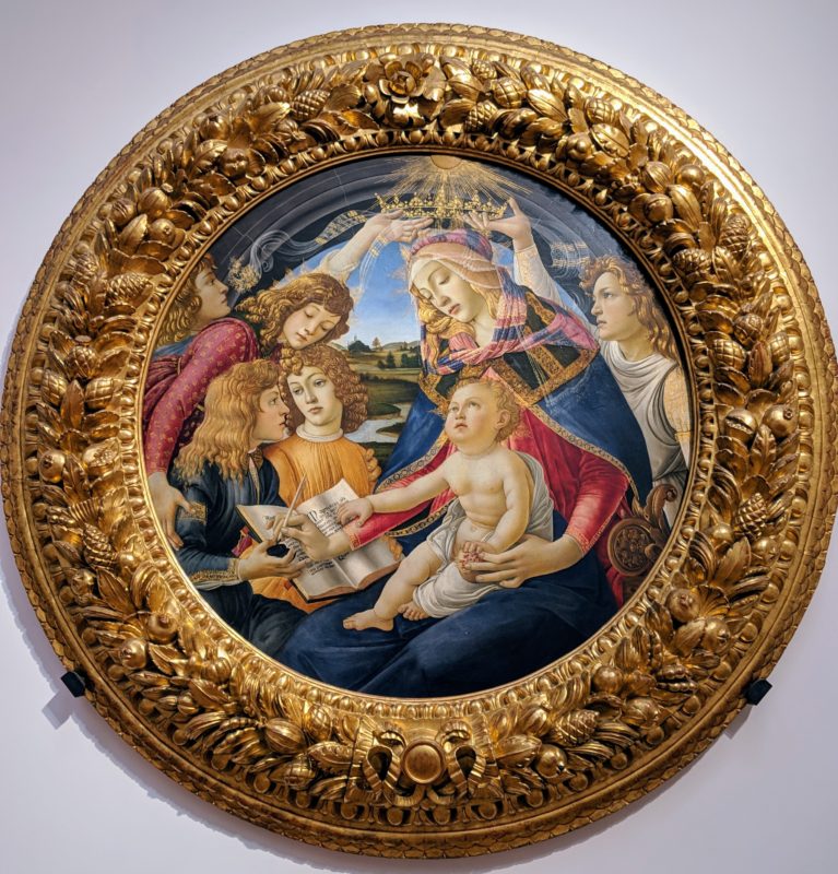 【マニフィカトの聖母】サンドロ・ボッティチェリ（1483-1485年）